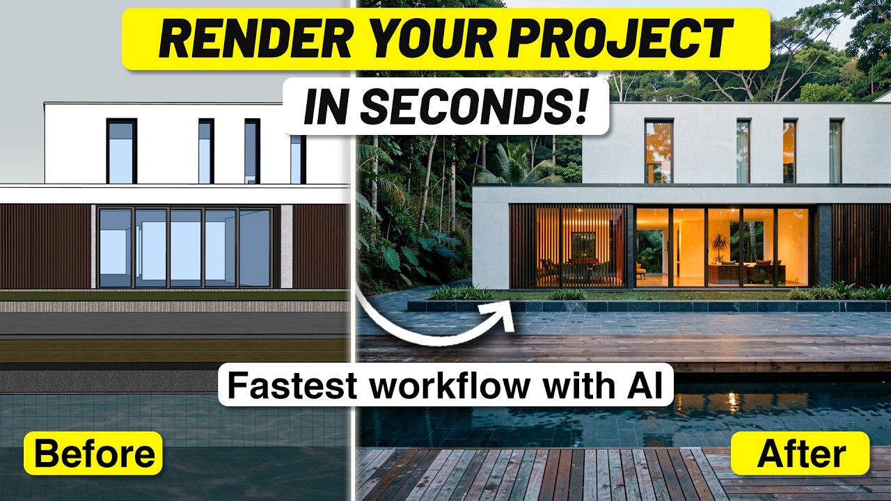 From SketchUp Viewport to Photorealistic Render in Seconds