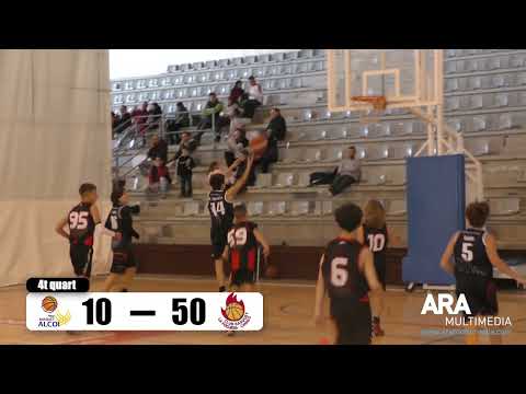 Nou Bàsquet Alcoi Mutua Levante (10-50)Club Bàsquet La Foguera Canals. Infantil Masculí