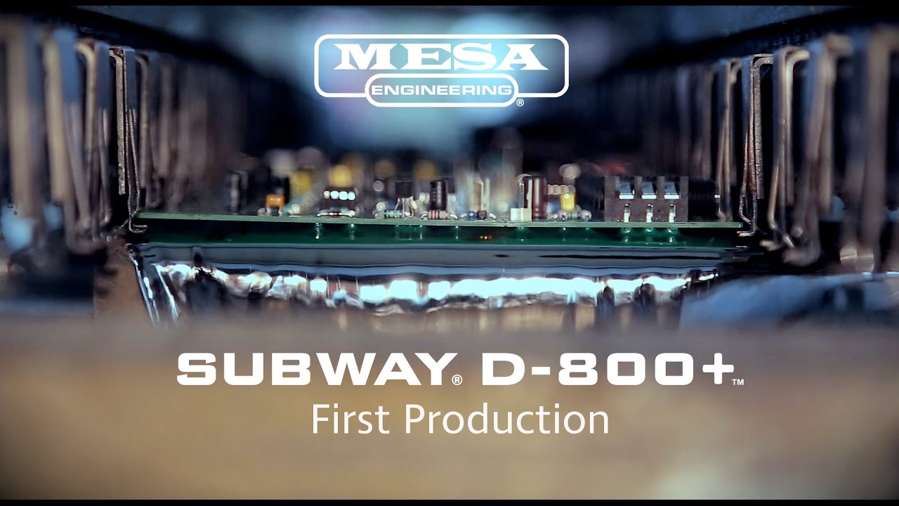 Mesa Boogie Subway D800+ Bass Amp Head