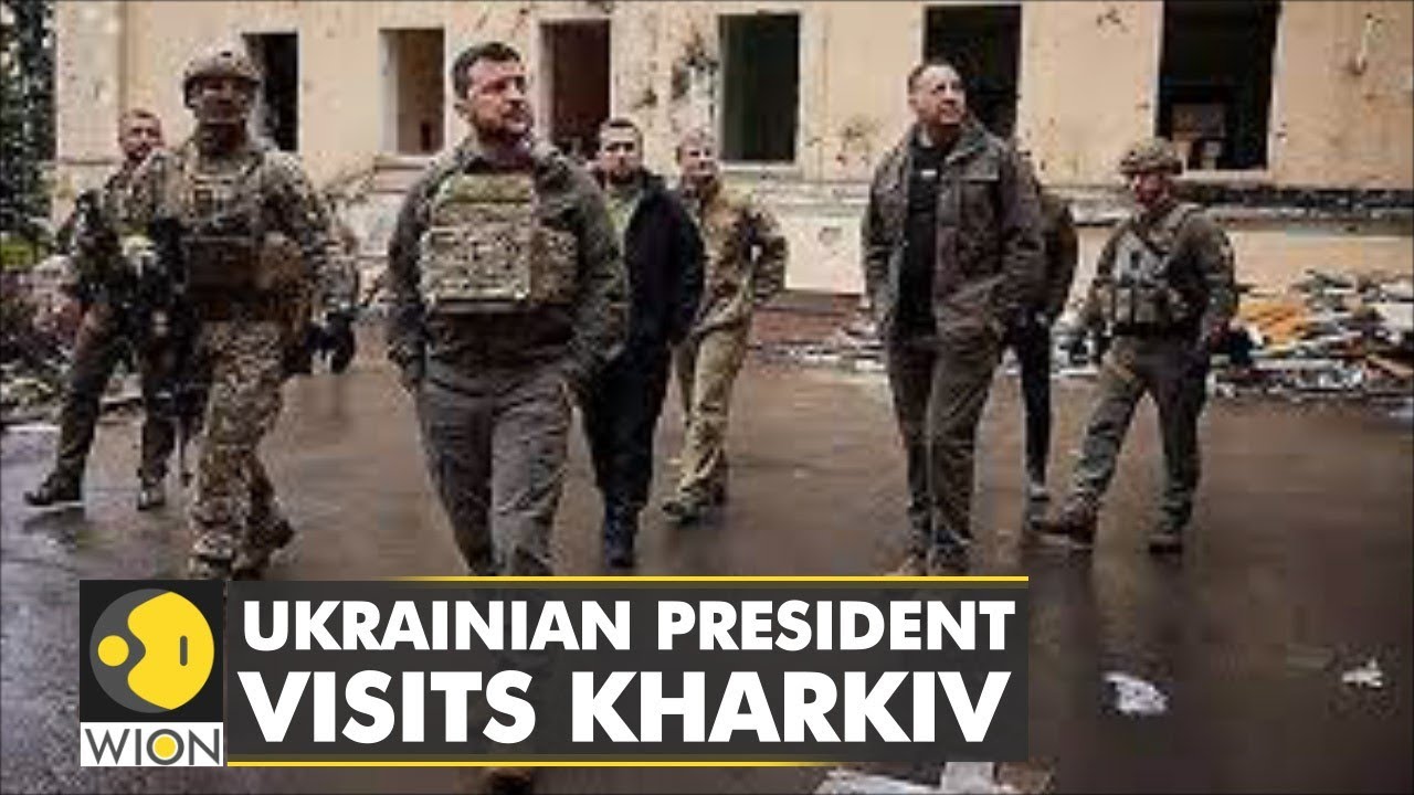 Ukrainian president visits frontline soldiers in Kharkiv region