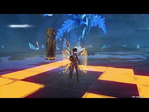 Burst Build zhongli F2P ¡3 star weapon! (83k crit)