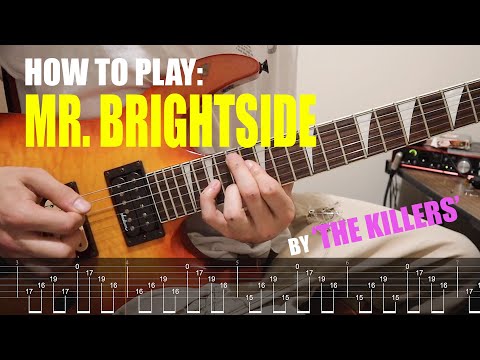 The Killers - Mr. Brightside | Guitar Cover + TAB On-Screen