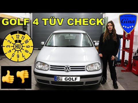 VW GOLF 4 AT THE TÜV 🔹 HOW MANY DEFECTS DOES IT HAVE OR IS IT FREE OF DEFECTS ❓ 🔹 TÜV CHECK