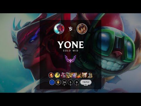 Yone Mid vs Ziggs - EUW Master Patch 12.9