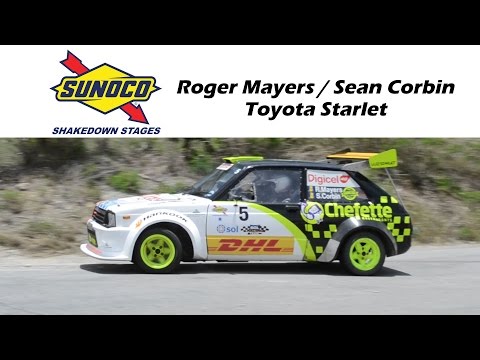 Roger Mayers / Sean Corbin - Toyota Starlet (Sunoco Shakedown Stages 2016)
