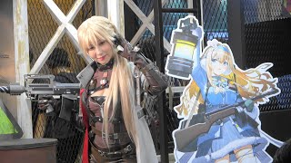 東京ゲームショウ2024 ドールズフロントライン2ブース グローザ：ねね コスプレコンパニオン4K