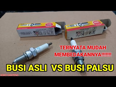 Perbedaan Busi NGK Asli dan Palsu yang Wajib Kalian Tahu || Begini Cara Bedakan Busi Asli atau Palsu