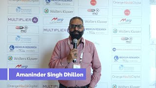 Mr. Amaninder Singh Dhillon sharing his experiences at the Now & Next Summit on Pharma Marketing