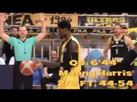 AEK - medi BAYREUTH 83-81 (2017/18, FIBA CHAMPIONS LEAGUE)