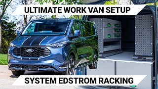 System Edstrom racking fitted in Transit Custom