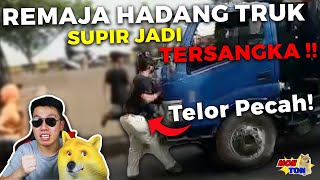 Download lagu Remaja Hadang Truk di BEKASI - Dilindas Truk? Rasain LOE!! MonTon mp3