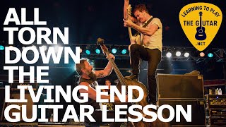 All Torn Down - The Living End Guitar Tutorial / Lesson