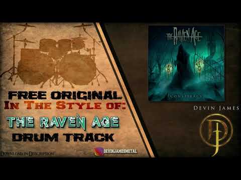 The Raven Age Styled Free Original Drum Track - 240 BPM (FREE WAV & MIDI DOWNLOAD)