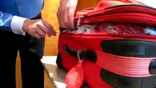 How To Open Padlocked Suitcase
