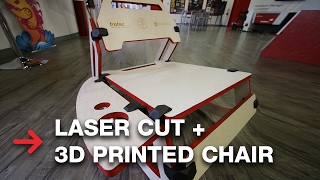 3D Printed Furniture | DIY Laser Cut Wood Chair | Woodworking