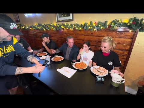 $100 Prize Spaghetti Eating Contest in Arizona!! 