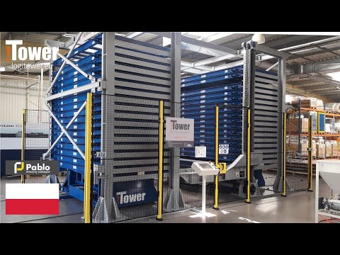 LOGITOWER: PABLO - automatyczny magazyn blach w fabryce maszyn pakujących