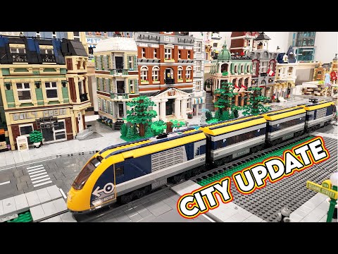 Adding Trains to the LEGO City! Room Rebuild Part 12