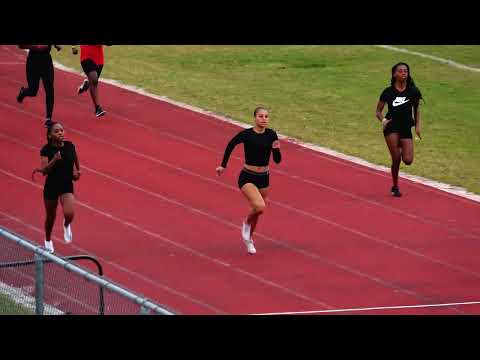 Girls 200m Section 2 Finals TimeSpann Indoor/Outdoor #4 Trials Jan. 28, 2023