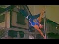 ポールダンス習って3日でポールダンススタジオが自粛になってしまった男の孤独な公園大雨ポールダンストレーニング。