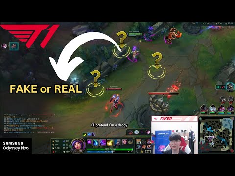 Faker's Insane Plays 200 IQ Neeko Decoy