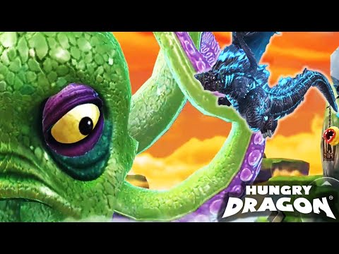 Hungry Dragon : GODZILLA VS OCTONI BOSS | Geogantis Dragon | Gameplay Walkthrough #21
