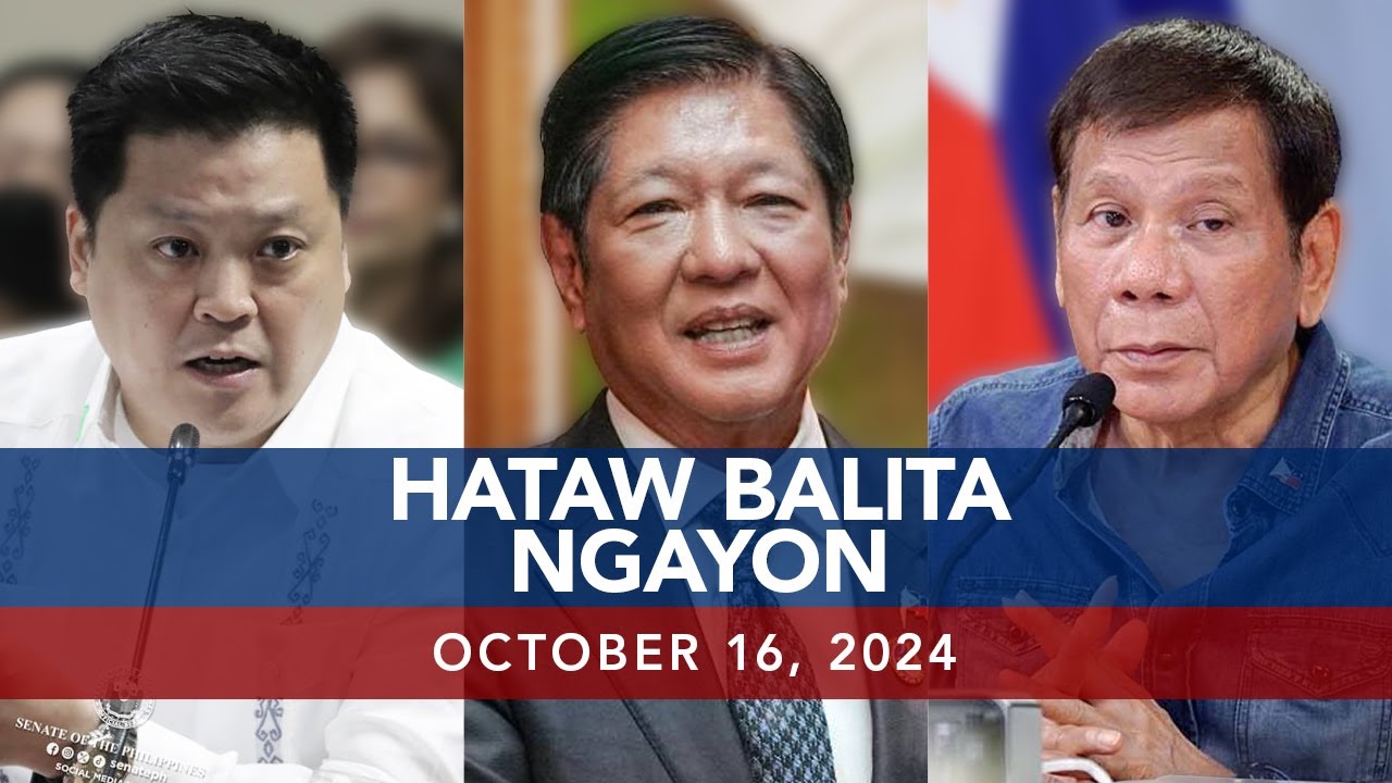 UNTV: Hataw Balita Ngayon |   October 16, 2024