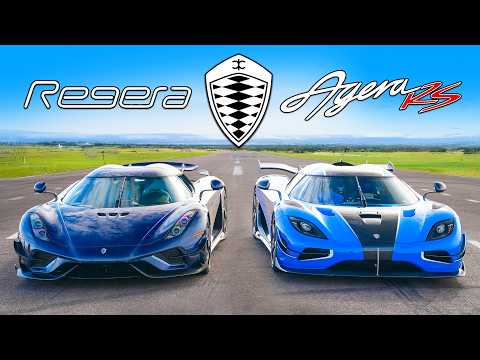 코닉세그 레제라 vs 아제라 RST - 드래그 레이스!