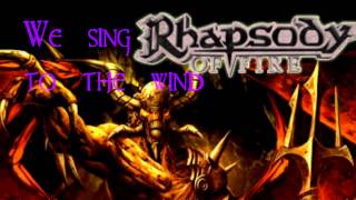 Rhapsody of Fire - Dargor, Shadowlord of the black mountain with Lyrics