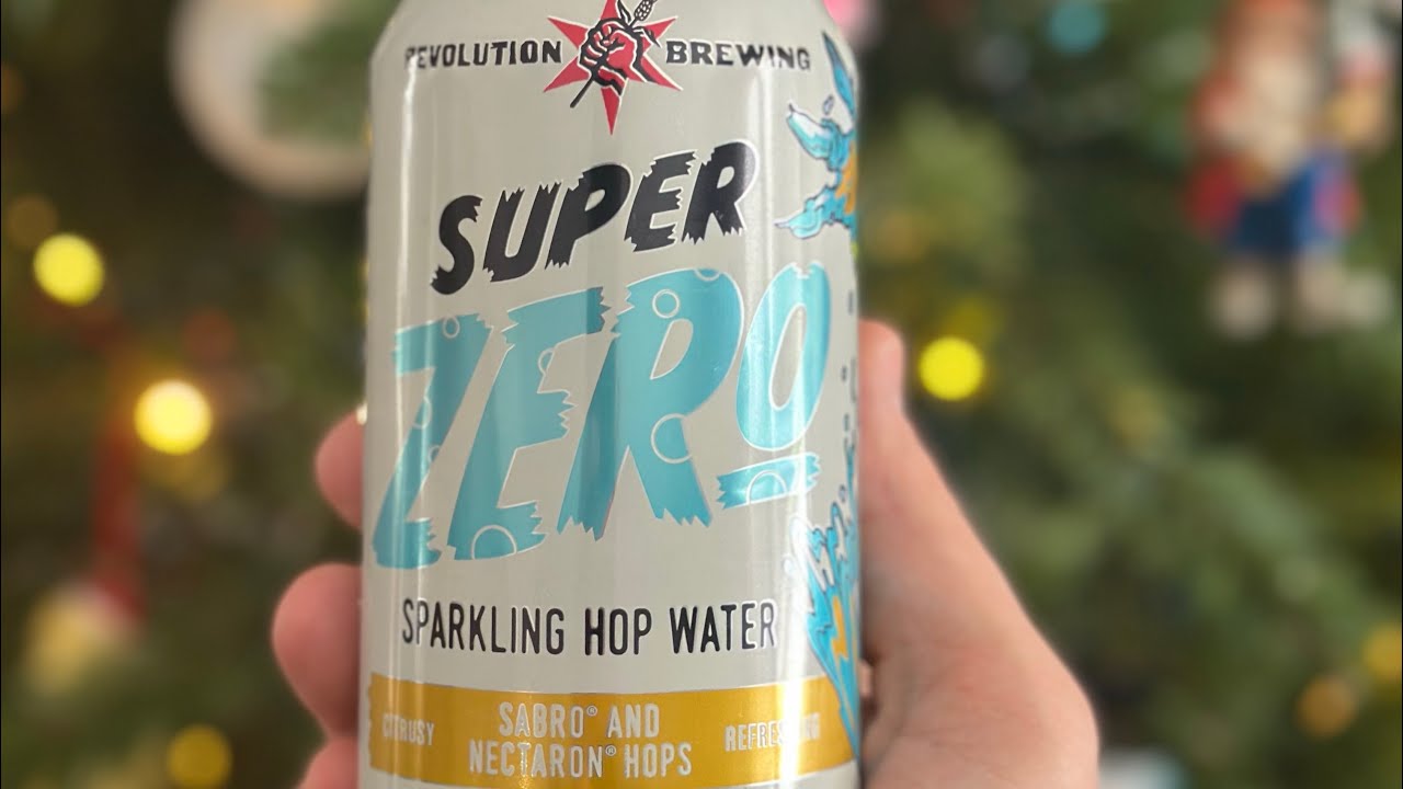 Revolution Brewing|Super Zero Sparkling Hop Water|BRAND NEW PRODUCT REVIEW