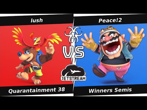 Quarantainment 38 Winners Semis - lush (Banjo) Vs. Peace!2 (Wario) Smash Ultimate - SSBU