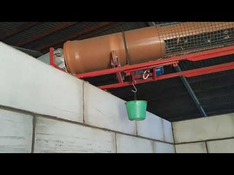 Hackschnitzel Trommelsieb Eigenbau