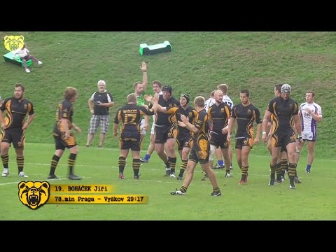 Highlights: Praga vs. Vyškov rugby Extraliga 2.kolo 2015/2016