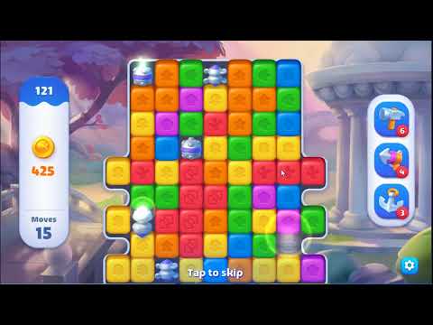 Fishdom Blast Level 121 - NO BOOSTERS GAMEPLAY 🐠 | SKILLGAMING ✔️