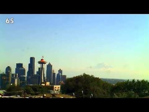 Mt Rainier Time Lapse from Seattle 2012 - mobile