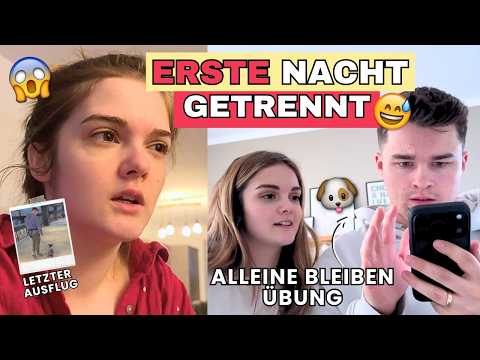 ERSTE Nacht GETRENNT 😱😥 ALLEINE BLEIBEN üben mit Dobby 🐶🏠| Hans&Wika