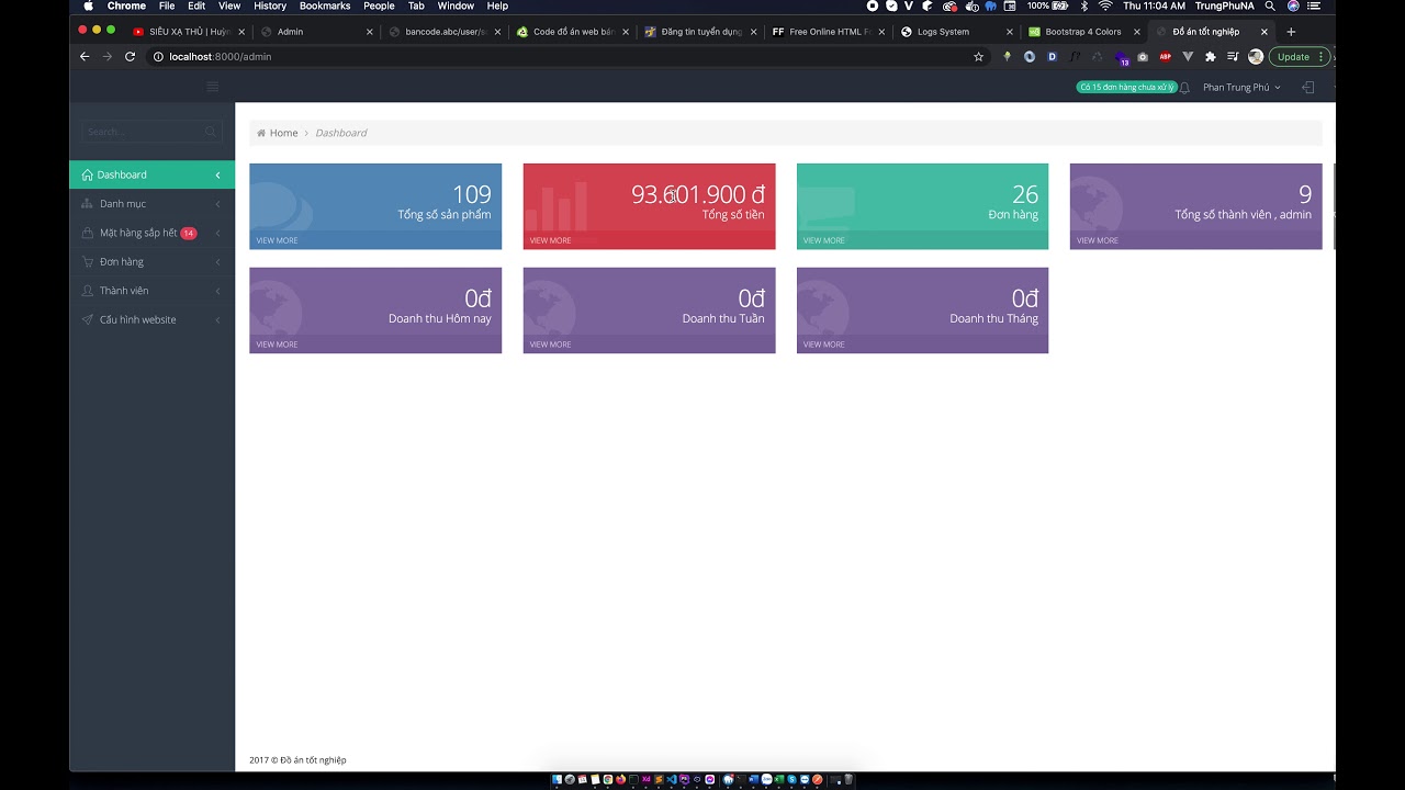 Review đồ án tôt nghiệp - Website bán giày. Online