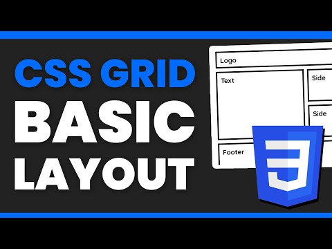 Intro to CSS Grid Create a Basic Layout Web Design Tutorial