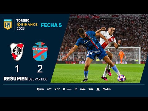 #TorneoBinance 2023 | Fecha 5 | resumen de River - Arsenal