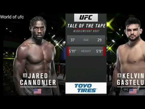 kelvin Gastelum vs Jared Cannonier full fight  highlights  #mma #ufc    #gastelumvscannonier