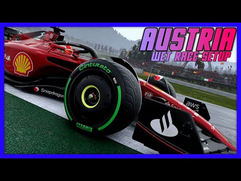 F1 22 Austria Wet Race Setup
