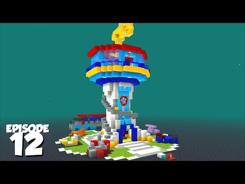 PAW PATROL Lookout Tower Nether Portal | Episode 12 | Survival 1.21 Minecraft