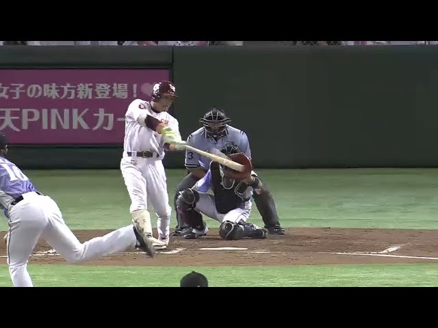 【9回裏】代打2ランホームラン!! イーグルス・松井稼 最終回で1点差に迫る一発 2015/7/3 E-F
