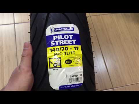 Michelin Padangos Road 6 Rear TL 66 W video