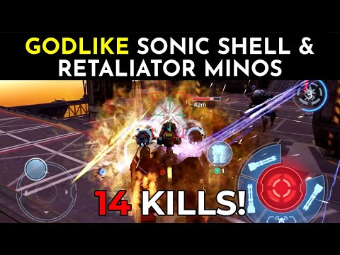 Godlike Shell And Retaliator Minos - War Robots Gameplay
