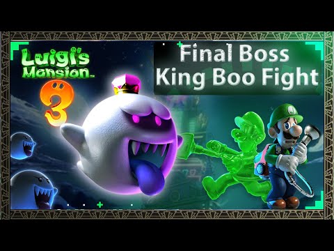 Luigi's Mansion 3 - Final Boss Fight: King Boo 👑👻 + Ending & Credits 🎞️📝