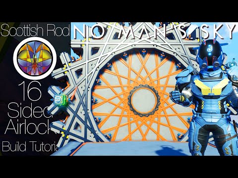 Pre-Update No Man's Sky Tutorial 🛠 16 Sided Airlock - NMS Glitch Build Ideas - NMS Scottish Rod