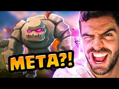 OS DECKS DE GOLEM VOLTARAM PARA O META DO CLASH ROYALE!