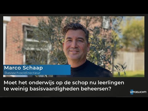Uitgelicht! 15 april 2021 - Marco Schaap over de basisvaardigheden van basisschoolleerlingen