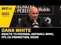 Dana White Reacts to Pereira, Aspinall Wins, PFL Co-Promotion, More | UFC 295 | MMA Fighting